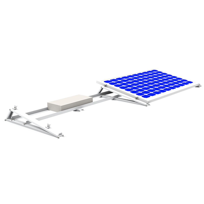 Sistema de montaje solar de techo plano