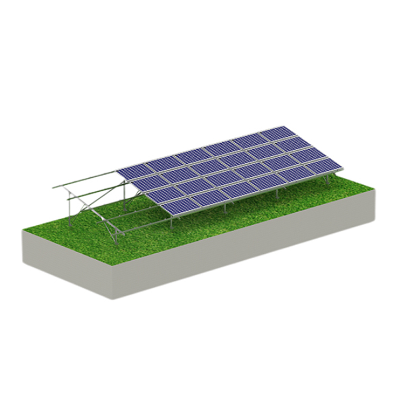 Sistema de montaje solar de pila de tornillo de tierra