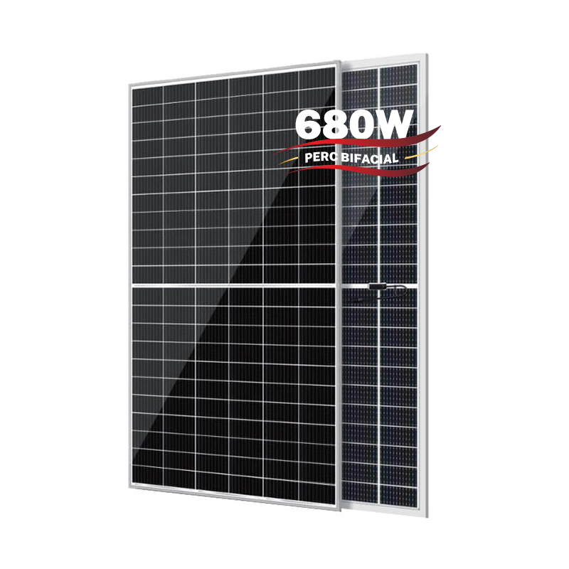 Módulo solar bifacial PERC de la media célula de Higon 670W 680W 700W para la planta de tierra