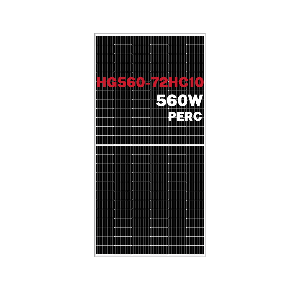 Panel solar Higon 550W 560W Half Cell PERC para uso comercial