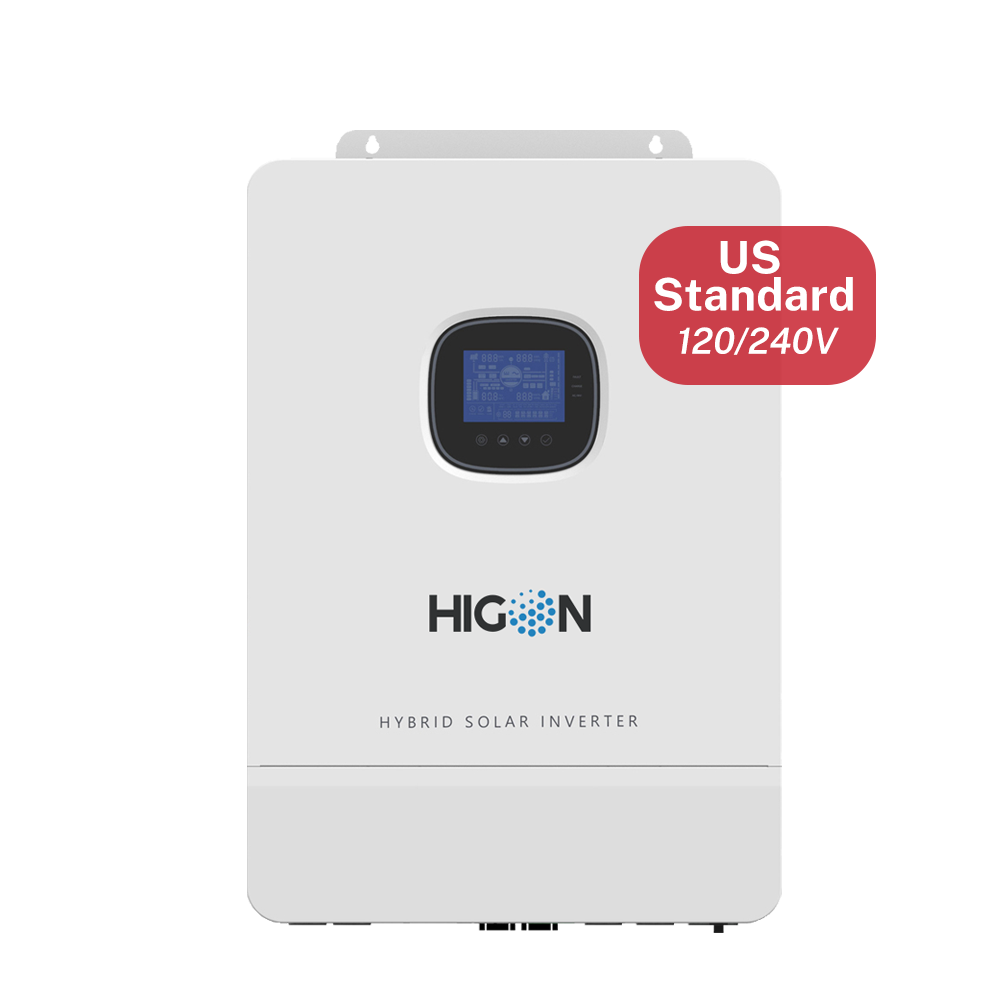 Inversor híbrido Higon de fase dividida 120/240V 60Hz estándar estadounidense de 8kW y 10kW