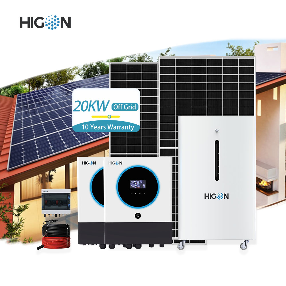 Higon 20kw Home System Off Grid Single Phase para 4 habitaciones House